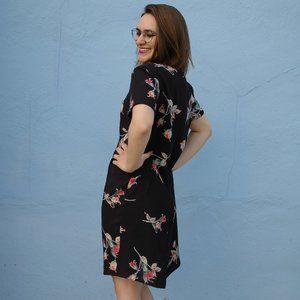 Black Floral Dress